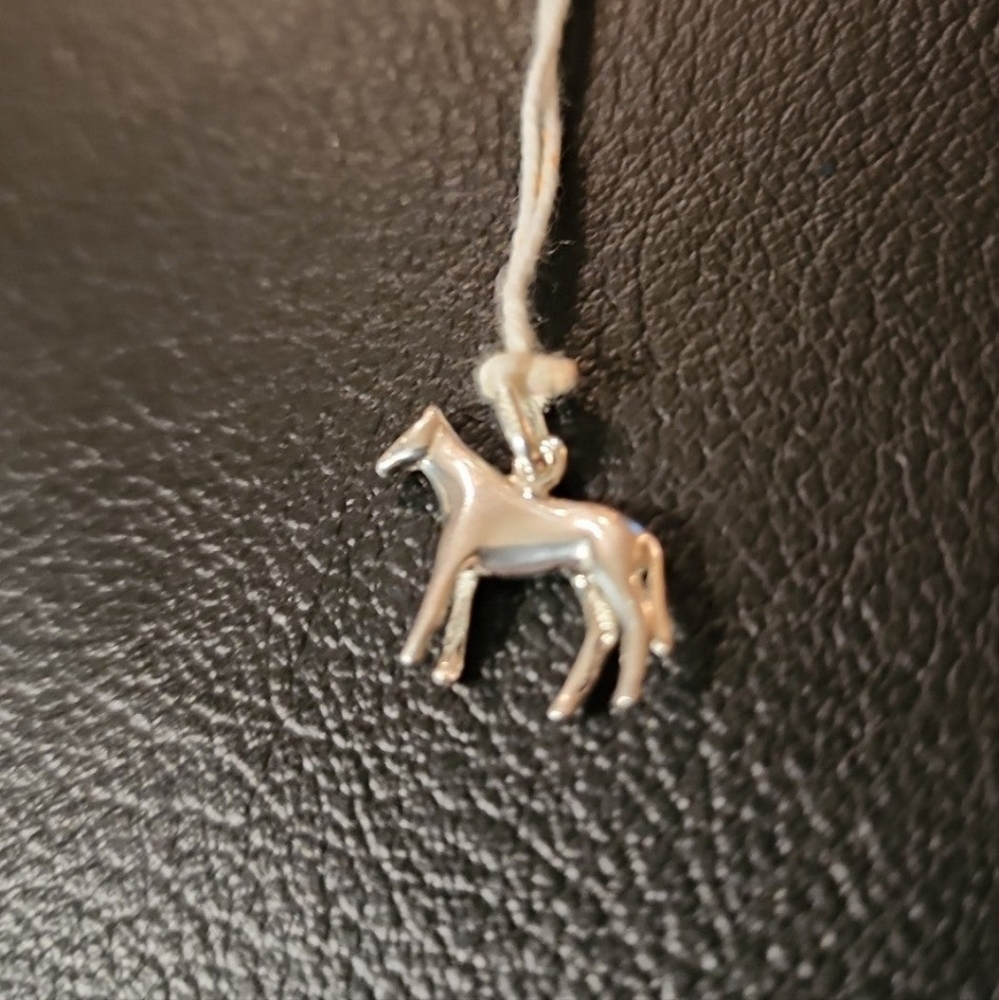 Sterling Silver Horse Charm .5 inch by .5 inch